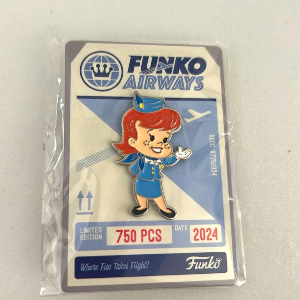 SDCC 2024 Funko Airways limited edition pin
